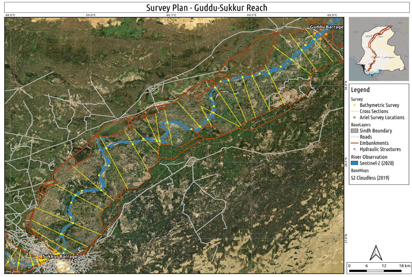 River Morphological Study, Flood Hazard Mapping and Establishment of DSS